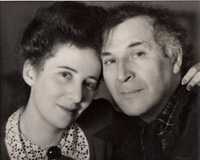 Item #597 Marc and Ida Chagall. Jacobi, Lotte Jacobi, photographer
