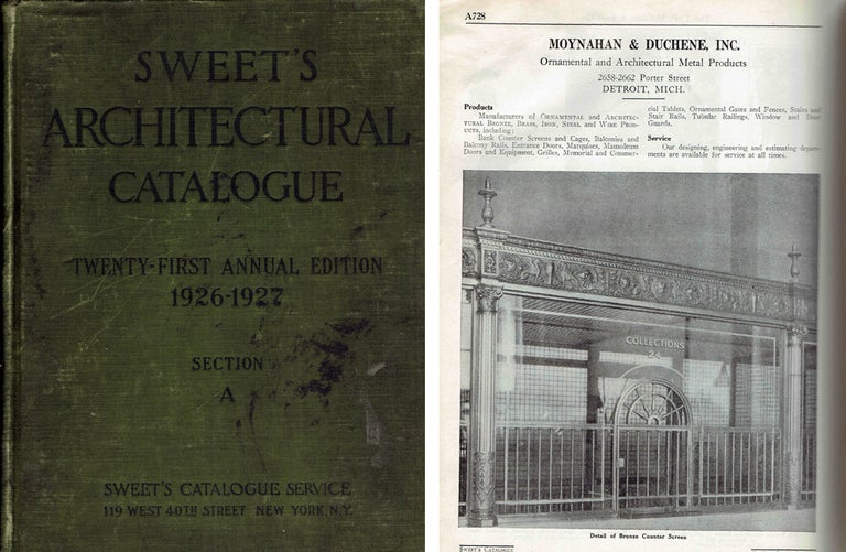 Item #7080 Sweet's Architectural Catalogue 21st Annual Edition (3 volumes complete!); A File of Manufacturers' Catalogs designed for the use of Architects, Engineers, Contractors and others whose practice it is to select, specify or purchase building materials, equipment and allied services. Building Materials, Sweet's Catalog Service.
